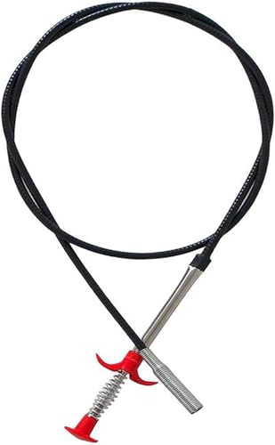 Pinza flessibile a 4 artigli, strumento pieghevole per raccogliere i tubi, strumento di assistenza per raccogliere rifiuti, lavandini, scarichi per WC, scarichi dei capelli, scarichi dei capelli,