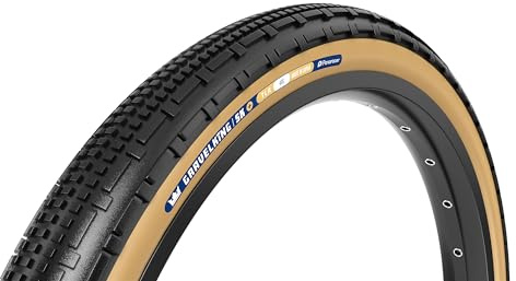 Panaracer Gravelking EXT Plus TLR Tubeless Ready Faltreifen - ZSG Gravel Compound Pannensicher - Beadlock-Technologie - 120Tpi TuffTex+ Doppelschicht Gehäuse - Gravel Fahrradreifen