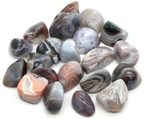 Natürliche Trommelsteine, Massenerz, Kies, Probe, Heilkristalle, Quarz, Energieedelsteine, Mineralien, Aquarium, Garten, Zuhause, Botswana, 500 g