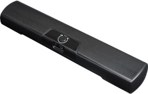 VipMan Altavoz de PC, Mini Altavoz Q3 for Ordenador con Cable de 3,5mm, Barra de Sonido alimentada por USB de 10W, Barra de Sonido for Cine en casa, PC, Control for TV, portátil, Tableta y PC