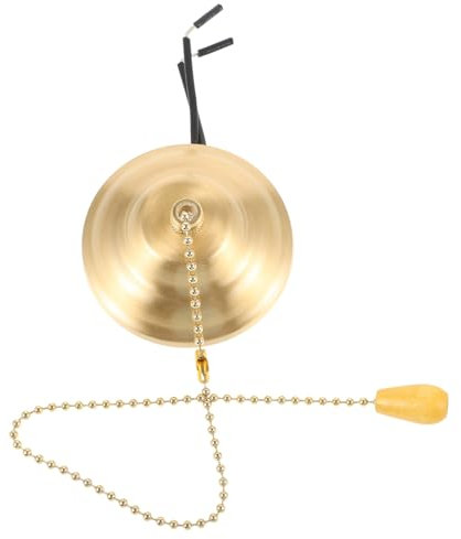 Angoily Interrupteur à Chaînette Doré Pour Plafonnier Double Contrôle Pull Cord Switch Pour Lampe Accessoire Diy Pour Éclairage Mural Et Suspension