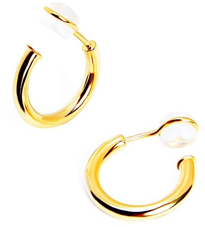 Boucle Oreille Sans Trou, Dorées Oreille Sans, Boucles D'Oreilles a Clip en Or, Manchette D'oreille Pour Femme, Boucles D'Oreilles Femme Clips, Ear Cuff non Percées, Earrings Clips