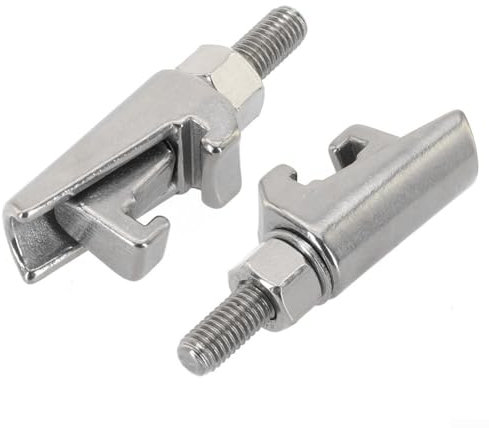 Soluzione sostenibile Confezione da due morsetti ISO a doppia ganascia per connessioni affidabili in ambienti difficili (M10)