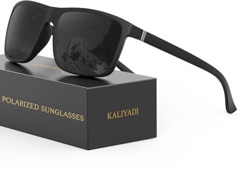 KALIYADI Sunglasses for Mens Polarized-Sunglasses: Men Sun Glasses with UV400 Protection for Driving Fishing Golf