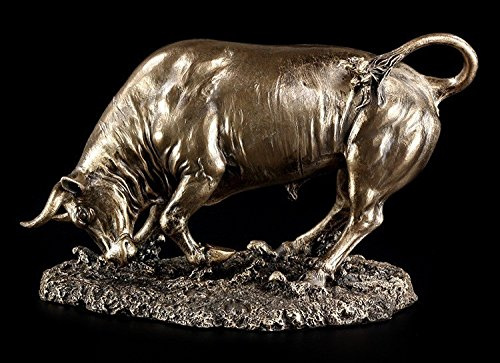 Wütender Stier - Figur - Deko Statue Veronese Büffel Statue Wallstreet Bulle Bullrun