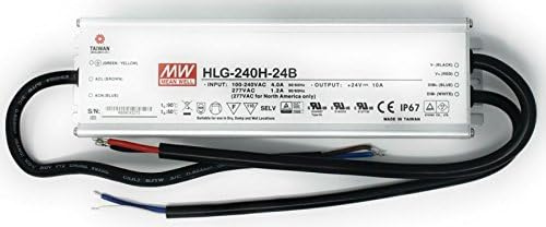 Meanwell HLG-240H-24B 240W 24V 10A LED-Netzteil IP67 Dimmbar 0-10V PWM