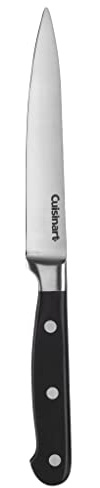 Cuisinart C77TR-5SUT Triple Rivet Collection 5 Serrated Utility Knife, Black