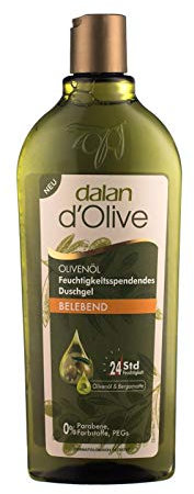 Dalan d’Olive feuchtigkeitsspendendes Duschgel - Belebend - mit Olivenöl - 6er Pack (6 x 400ml)