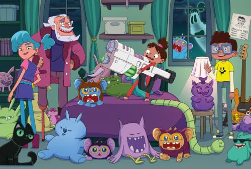 Schmidt Spiele 56477 Monster Loving Maniacs, BO als Monsterjäger, 150 Teile Kinderpuzzle