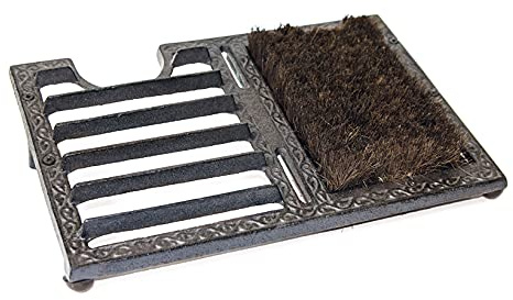 Vintage Decor ® Cast Iron Boot Jack Scraper & Brush Garden 33 x 10 x 30cm