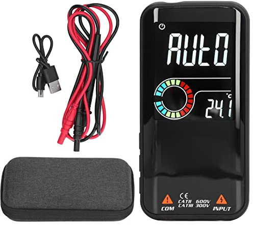 BSIDE S11 Smart Multimeter Rechargeable Digital Multimeter Tester Auto Ranging Voltmeter Measures Voltage Resistance Continuity Capacitance Frequency NCV Live Wire Detector 9