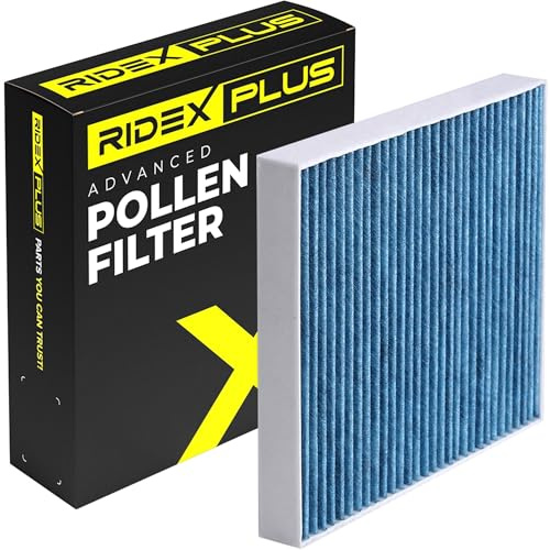 RIDEX PLUS 424I0484P Innenraumfilter Pollenfilter Aktivkohlefilter Höhe: 30 Breite: 234 Länge: 253 Kompatibel mit VW Golf 7 Schrägheck 5G1, BQ1, BE1, BE2 Passat Variant 3G5, CB5 T-Roc A11, SKODA