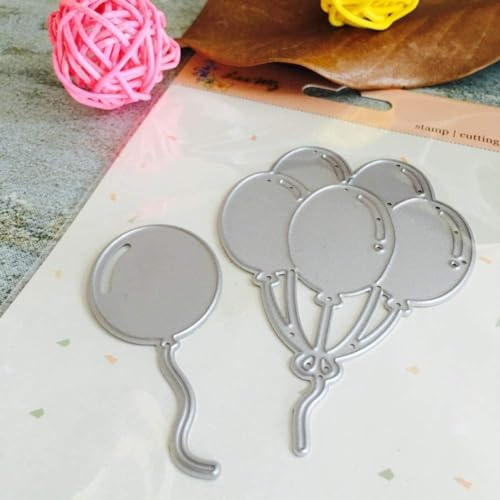 Balloons Cutting Dies for Card Making，Cutting Dies Cut Stencils for DIY Scrapbooking Photo Album Decorative Embossing Paper Dies for Card Making Templated, Die-Cutting