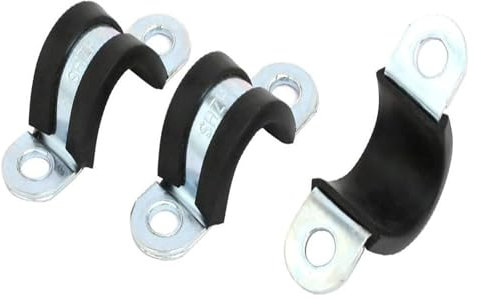 Rohrclip, Rohrschellen, 3 Stück, 16 mm Klemmbereich, zuverlässige Wirksamkeit, 15 mm Breite, Metallrohr-Schlauchschellenring
