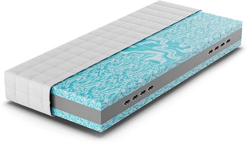 Betten-ABC - Matratze TriFlex Hybrid - 100x200 cm (H3) - 3-Schicht-Matratze mit Schulterkomfortzone - Hypoallergen & Antibakteriell - Oeko-TEX® Zertifiziert - Bezug waschbar - Lieferung per Paket