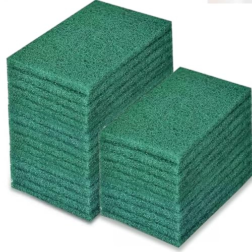 Scotch Brite-Scheuerpads für Geschirr, Küchenschrubber und Metallgrills, strapazierfähig, 15,2 x 10,2 x 0,8 cm, wiederverwendbar, grün, 25 Stück