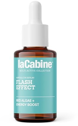 laCabine Sérum Facial Flash Effect – Efecto Lifting en 1 Minuto, Fijador de Maquillaje, Energizante y Antifatiga con Taurina Vegetal