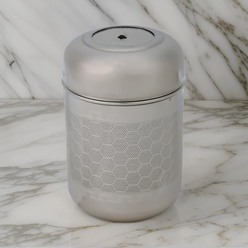 Boule à thé en maille d'acier inoxydable, conçue pour infuser des thés aromatisés et des assaisonnements avec une fuite minimale de sédiments (M)