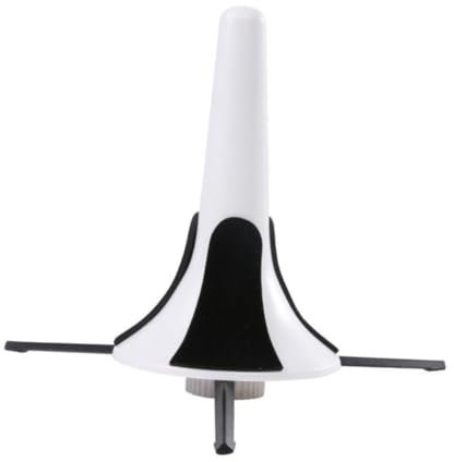 Toddmomy Faltbarer Trompetenständer Dreibeiniger Trompetenhalter Aus Metall Mit Weißem Filzschutz Tragbares Musikinstrumentenzubehör Für Blasinstrumente