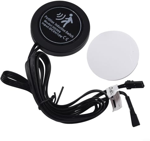 Touch-aktivierter LED-Kontrollschalter für den Innenbereich auf Holz- und Glasplatten, 12 V/24 V Stromoptionen erhältlich (Handfegerschalter)