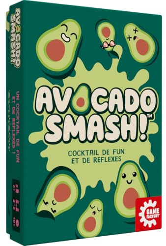 Blackrock Games Avocado Smash – schnelles und lustiges Kartenspiel | 2 bis 8 Spieler | ab 6 Jahren | Gesellschaftsspiel für die Familie | Reflexe, Beobachtung & verrückte Lachen, kompaktes Format