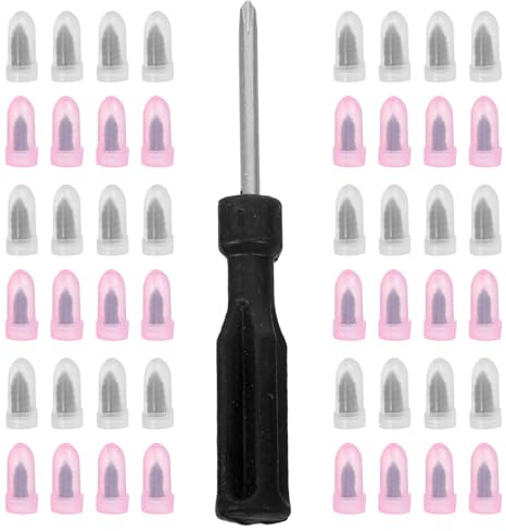 SEWOART Set Kit Riparazione Pneumatici con Tappi in Gomma Avvitabili 61 Pezzi, Kit Chiodi per Riparazione Forature Moto, Scooter e Auto, con Cacciavite per Riparazioni Rapide e Sigillatura