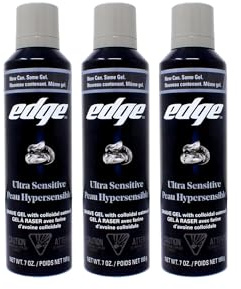 Edge Shave Gel, Fragrance Free, Ultra Sensitive 7 oz (Pack of 3)