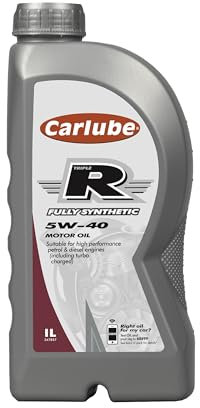 Carlube Triple R 5W40 Fully Synthetic Engine Oil 1 Litre - High Performance Low Ash Formula -ACEA C3 API SP