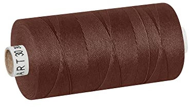 dalipo - Polyester Nähgarn Stärke 30, Polstergarn, 300m, rostbraun