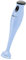 Batidora de mano Clatronic SM 3577 con potente motor de 180 W, cuchilla de acero inoxidable (inoxidable), incluye recipiente mezclador transparente (500 ml) y gancho para colgar, color azul, plástico