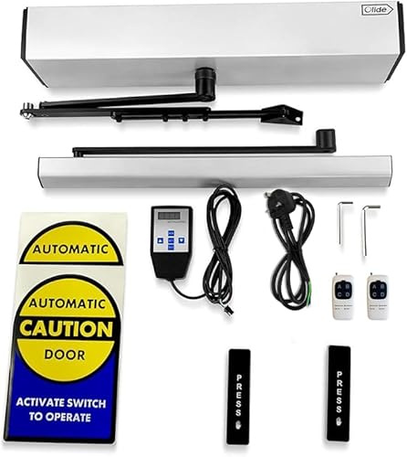 Olide Automatic Swing Door Opener & Closer with Wireless Push Button, Push & Go Function, Commercial Low Energy Door Operator for Offices, Hospitals, Care Homes, Schools & Accessible Entrances