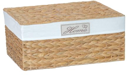 green leaves Water Hyacinth Under Bed Storage Box Basket with Lid and Liner | wicker storage box with lid, water hyacinth wicker trunk, storage baskets with lids water hyacinth