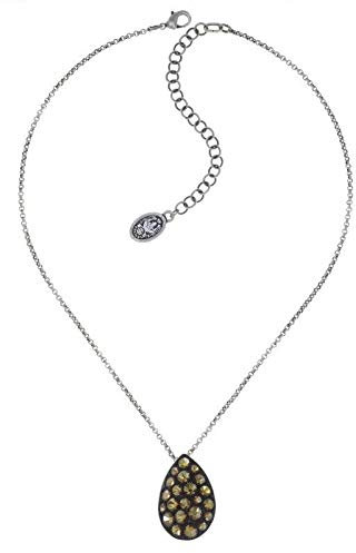 Konplott Kette Tears of Joy Gelb Braun antik Silber