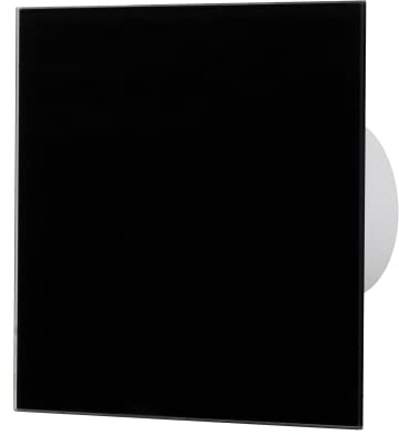 Panneau en verre noir mat pour VMC et ventilations - Orno