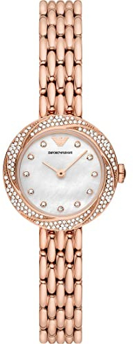 Emporio Armani Watch For Women, 26mm Quartz two hand movement with Stainless steel or Leather strap