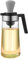 ZMREN Botella dispensadora de aceite de oliva, 500 ml botella de aceite de vidrio sin goteo, Recipiente de aceite para aceite de oliva vegetal, Dispensador de Aceite Oliva y Vinagre con Cepillo