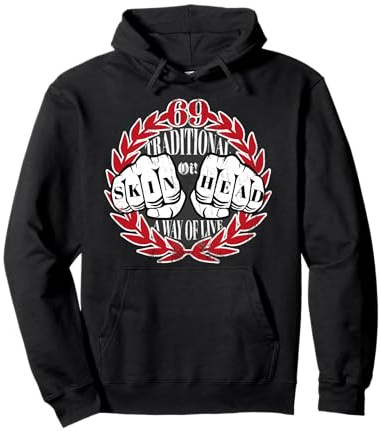 Jupe traditionnelle Oi Skinhead SKA Punk Rock Sweat à Capuche
