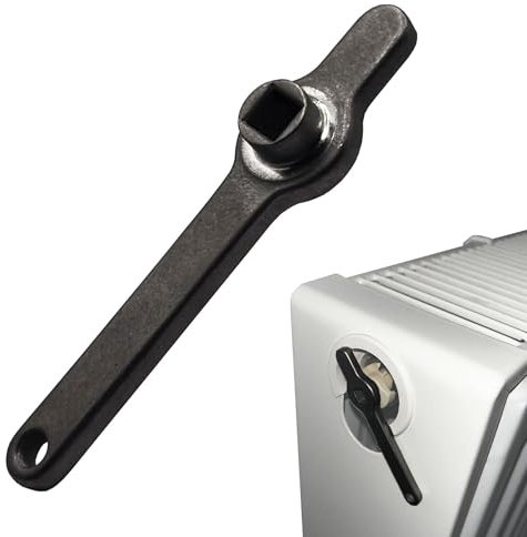 R-Satz Shop Entlüftungsschlüssel - Edelstahl Heizungsschlüssel - Heizung entlüften - Heizkörper Entlüftungsgriff - Vierkantschlüssel 5mm - stabil & robust