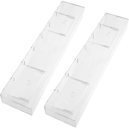 KICHOUSE Wall-mounted Cd Record Holder Acrylic Record Stand for Vinyl Collection Display