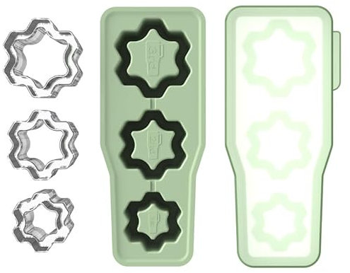 Bandeja de cubitos de hielo para taza Stanley, moldes de silicona para cubitos de hielo con tapa y contenedor para vasos de 20, 30 y 40 onzas, para whisky, café, máquina de hielo fácil de llenar y