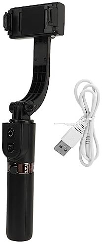 Phone Gimbal Stabilizer, 360 Degrees Rotation Phone Stabilizer with Remote & Built in Fill Light Foldable Gimbal Stabilizer for Smartphone Video Recording Fill Light