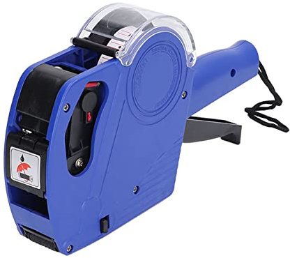 ZJchao Price Label Machine, 8 Digits Price Tag Gun with Cartridge Label Maker Pricing Gun Kit Numerical Tag Gun Numerical Tag Gun Price Marking Tool for Office Grocery Store Marking