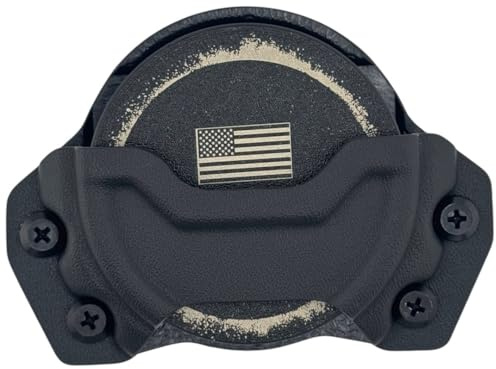 Lindahl Holsters Clip Pouch – Compatible with Zyn Cans – Kydex Belt Holster with Steel Clip – Secure & Lightweight Storage – Made in USA