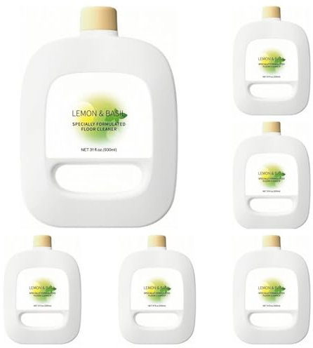 6 pièces Liquide de nettoyage de sol 930ml, Compatible avec Narwal Freo/Freo X Ultra balayage robot aspirateur accessoires