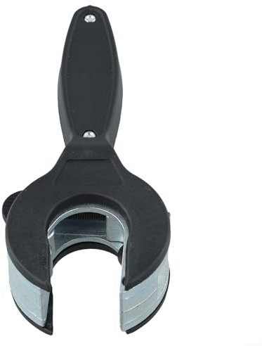 Tagliatubi professionale a cricchetto per tubi in acciaio inox rame alluminio 8-29 mm, funzionamento con una sola mano con materiale in lega di alluminio (nero)