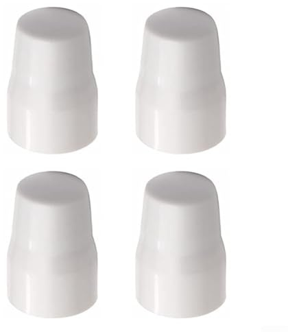 Vasiumic Radiator Valve Cap Set, Easy Push-Fit Covers with Included Washer for Secure Fit over Most Radiator Valves, Helps Prevent Damage to Exposed Valve Spindles(4pc)