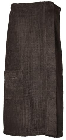 Schiesser Saunakilt Damen | 100% Baumwolle | 36-44 | dreifache Weitenregulierung | Eingrifftasche mit Logostickerei | flauschig & saugstark | OEKO-TEX® MADE IN GREEN