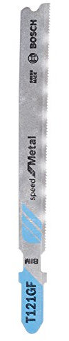 Bosch 3x Stichsägeblatt T 121 GF Speed for Metal (für Stahlbleche, Professional Zubehör Stichsäge)