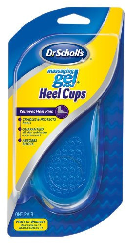 Dr. Scholl's Massaging Gel HEEL CUPS (One Size)// Absorb Shock All Day & Relieve Heel Pain