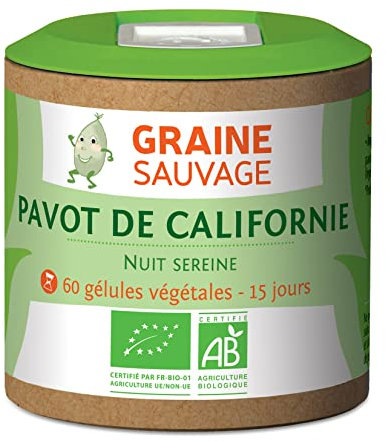 Graine Sauvage Pavot de Californie Bio 60 Gélules